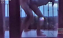 热辣的阳台邂逅在瓦哈卡酒店:第一次的拉丁美女自制视频